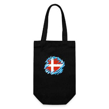 Drapeau du Danemark Drapeau de la Scandinavie Drapeau du Danemark Voyage - Sac à bouteille - noir - Devant