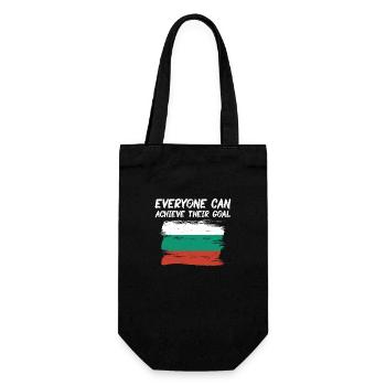 Bulgaria Flag Bulgarian Flag Golden Sands - Gift Bag for Bottles - black - Front