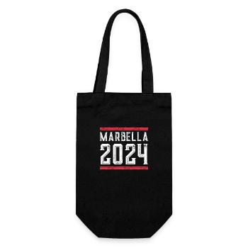 Marbella 2024 Holidays - Gift Bag for Bottles - black - Front