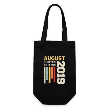 Août 2019 - Cadeau anniversaire Août 2019 Août - Sac à bouteille - noir - Devant