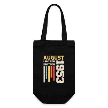 Août 1953 - Cadeau anniversaire Août 1953 Août - Sac à bouteille - noir - Devant