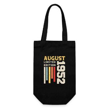 Août 1952 - Cadeau anniversaire Août 1952 Août - Sac à bouteille - noir - Devant