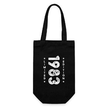 40e anniversaire Hommes Vintage 1983 Vintage Rétro - Sac à bouteille - noir - Devant