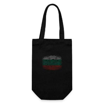 Bulgarien Flagge Bulgarische Fahne Goldstrand - Geschenkbeutel für Flaschen - Schwarz - Vorne