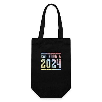 Californie 2024 Coloré - Sac à bouteille - noir - Devant