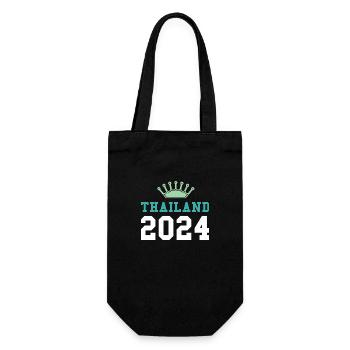 Thailand 2024 Krona - Gift Bag for Bottles - black - Front