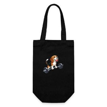 Beagle Haltérophilie Entraînement Force - Sac à bouteille - noir - Devant
