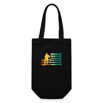 Hockey Players Hockey - Gift Bag for Bottles - black - Front