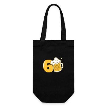 60 Years Anniversary Gift 60 Years - Gift Bag for Bottles - black - Front