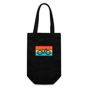 Biking Vibes - Gift Bag for Bottles - black - Front