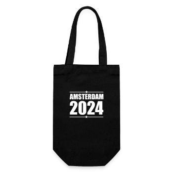 Amsterdam 2024 - Gift Bag for Bottles - black - Front