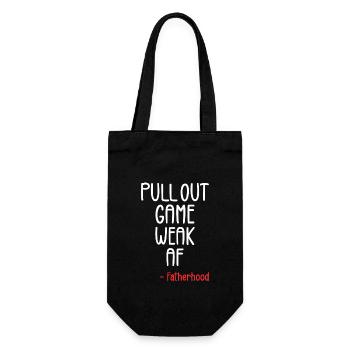 Pull out game weak af - Sac à bouteille - noir - Devant