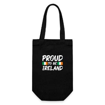 Ireland Flag Vintage Irish Flag Dublin - Gift Bag for Bottles - black - Front