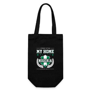Mon pays d’origine Nigeria - Sac à bouteille - noir - Devant