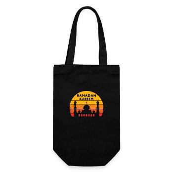 Ramadan Kareem Sunset - Gift Bag for Bottles - black - Front