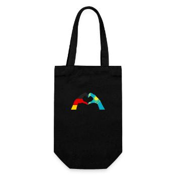 Kazakhstan Germany Kazakhstan - Gift Bag for Bottles - black - Front