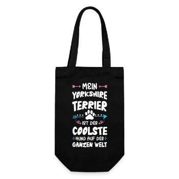 Dicton de chien Yorkshire Terrier - Sac à bouteille - noir - Devant