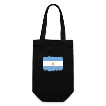 Argentina Flag South America Argentine Flag - Gift Bag for Bottles - black - Front