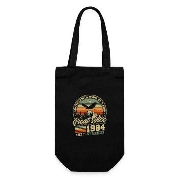 Great Since 1984 Vintage 1984 Vintage - Gift Bag for Bottles - black - Front