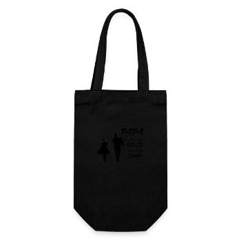 DADDY HERO AND FIRST LOVE - Gift Bag for Bottles - black - Front