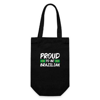 Drapeau du Brésil Drapeau brésilien Amérique du Sud - Sac à bouteille - noir - Devant