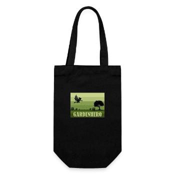 Rétro/Vintage Héroïne du jardin - Sac à bouteille - noir - Devant