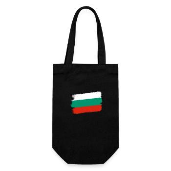 Bulgarien Flagge Bulgarische Fahne Goldstrand - Geschenkbeutel für Flaschen - Schwarz - Vorne