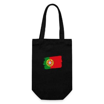 Portugal Drapeau utilisé Look Drapeau portugais - Sac à bouteille - noir - Devant