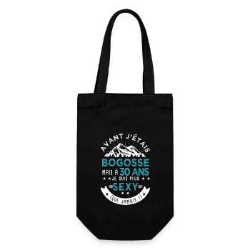 30 ans anniversaire homme pour amoureux - Sac à bouteille - noir - Devant