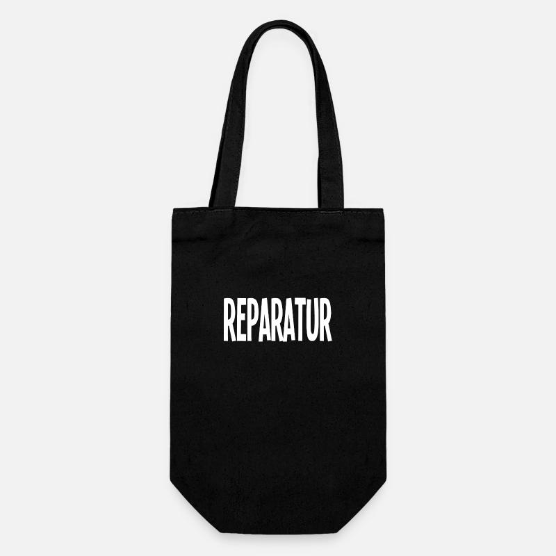 REPAIR - Gift Bag for Bottles - black