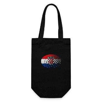 Drapeau de la Croatie Adriatique Zagreb Drapeau croate - Sac à bouteille - noir - Devant