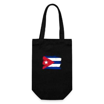 Cuba Flag Caribbean Vacation Cuba Travel Havana - Gift Bag for Bottles - black - Front