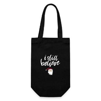 I still believe - Geschenkbeutel für Flaschen - Schwarz - Vorne