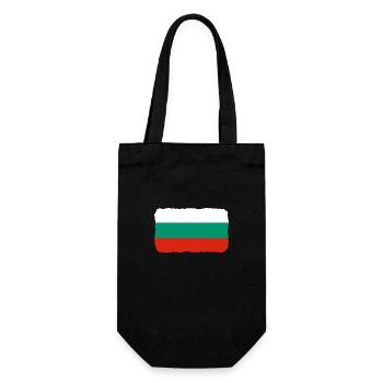 Bulgarien Flagge Bulgarische Fahne Goldstrand - Geschenkbeutel für Flaschen - Schwarz - Vorne