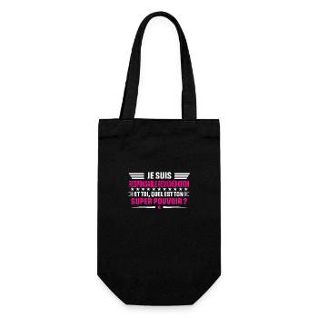 Je Suis Responsable rémunération Tee shirt femme - Sac à bouteille - noir - Devant