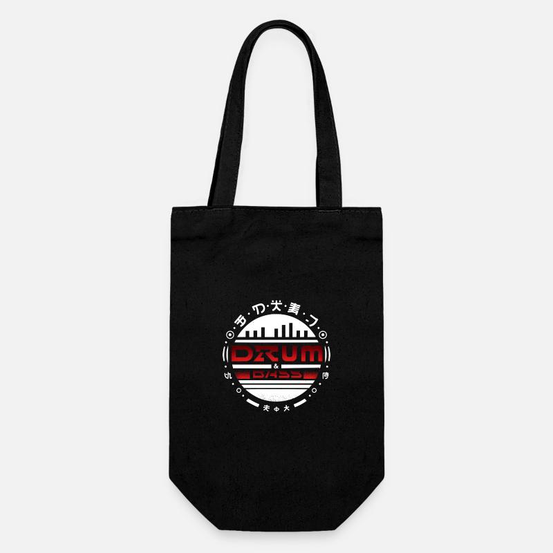 Japanese Style DNB - Gift Bag for Bottles - black