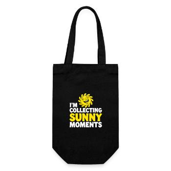 Sunny Summer Moments Vibes Summer Sun - Gift Bag for Bottles - black - Front