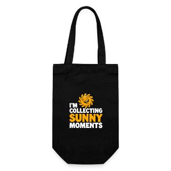 Sunny Summer Moments Vibes Summer Sun - Gift Bag for Bottles - black - Front