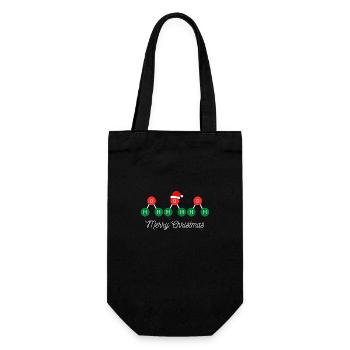 Joyeux Noël chimique - Sac à bouteille - noir - Devant