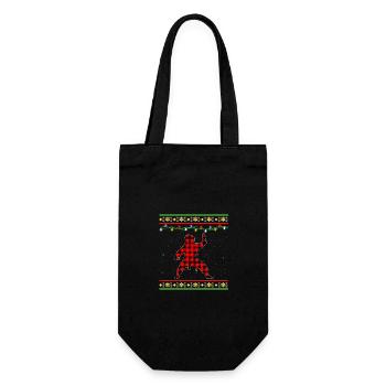 Karaté Noël - Sac à bouteille - noir - Devant