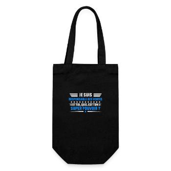 Je Suis Responsable des ventes idée cadeau homme s - Sac à bouteille - noir - Devant
