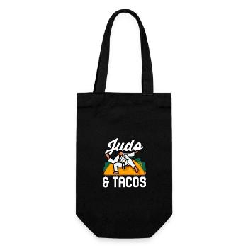 Judo and Tacos - Gift Bag for Bottles - black - Front