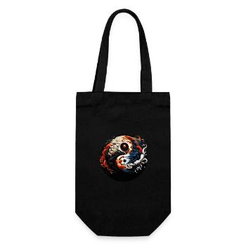 Yin Yang - Gift Bag for Bottles - black - Front