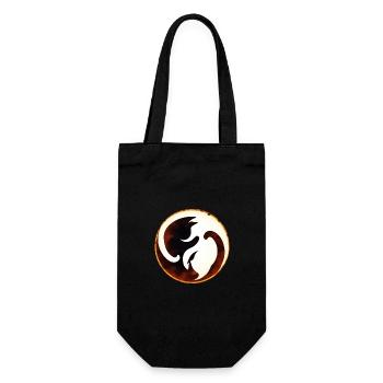 Yin Yang - Gift Bag for Bottles - black - Front
