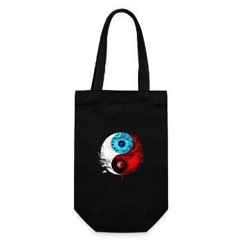 Yin Yang - Gift Bag for Bottles - black - Front