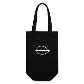 Forme De Feuille Nature - Sac à bouteille - noir - Devant