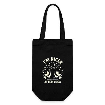 Yoga Amusant - Méditation & Chakra - Sac à bouteille - noir - Devant