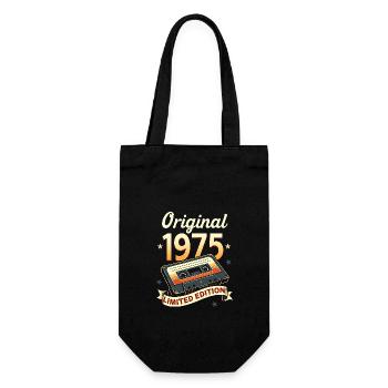 50ème Anniversaire Homme Femme 50 Ans 1975 Cadeau - Sac à bouteille - noir - Devant