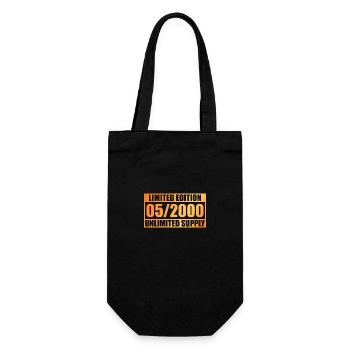 25. Geburtstag Limited Edition - ꝏ Supply 05/2000 - Geschenkbeutel für Flaschen - Schwarz - Vorne