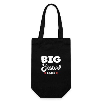 Big Sister Again – Dire grossesse - Sac à bouteille - noir - Devant